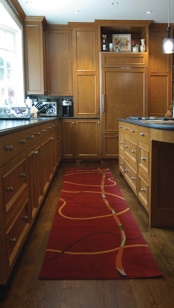 Silk Road Weaves : ELEMENTS / Mosaic Runner - Fire Islands Deep Silk Road Weaves : ELEMENTS / Mosaic Runner - Fire Islands Deep