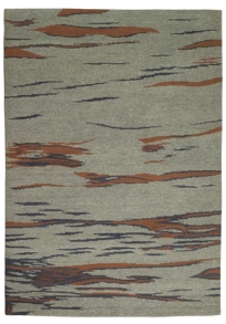 Silk Road Weaves: BRUSHWORKS collection / BrushStrokes 1 - 5x7 - Wool - 50 knot Silk Road Weaves: BRUSHWORKS collection / BrushStrokes 1 - 5x7 - Wool - 50 knot