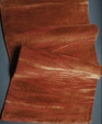 Silk Road Weaves: BRUSHWORKS collection /  BrushStrokes-Drifting Bronze- Wool and Silk, 100 knot, shown 24" x 36 " sample