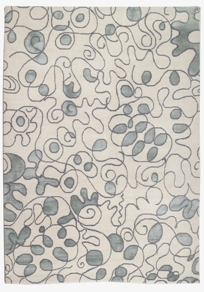 Silk Road Weaves: LOOPY collection / Sea Glass - 5x7 Silk Road Weaves: LOOPY collection / Sea Glass - 5x7