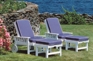Sun Chair & Ottoman Set