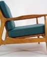 Danish modern armchair