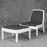 Penobscot Lounge Chair and Ottoman-Model Nos. 4130, 4123 Penobscot Lounge Chair and Ottoman-Model Nos. 4130, 4123