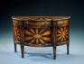 Luxury furniture Demi lune sunburst side cabinet Luxury furniture Demi lune sunburst side cabinet