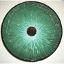 Green Burst Glass Vessel Sink