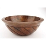 Hand-Hammered Copper Round Double Wall Vessel Sink