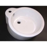 Single Post Porcelain Vessel Sink
