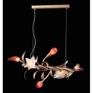 Bela Iguazu Six-Light Silver Leaf Chandelier Bela Iguazu Six-Light Silver Leaf Chandelier