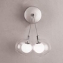 Hydrogen Two-Light Wall Light