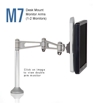 M7 Flat Panel Monitor Arms, Desk Mounted M7 Flat Panel Monitor Arms, Desk Mounted