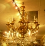 Gilt bronze chandelier Louis XVI style