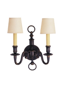 ENGLISH TWO-LIGHT SCONCE ENGLISH TWO-LIGHT SCONCE