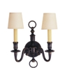 ENGLISH TWO-LIGHT SCONCE