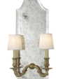 KENSINGTON MIRRORED-BACK TWO-LIGHT SCONCE KENSINGTON MIRRORED-BACK TWO-LIGHT SCONCE
