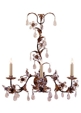 CRYSTAL PETAL 3 LIGHT SCONCE