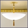 Garrett Plain Almost Flush Mount