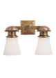 NEW YORK SUBWAY DOUBLE LIGHT WALL SCONCE