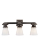 NEW YORK SUBWAY TRIPLE LIGHT WALL SCONCE