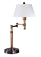 SLOANE CLUB SWING ARM TABLE LAMP SLOANE CLUB SWING ARM TABLE LAMP