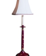 FRENCH TOLE CANDLESTICK WITH BUTTERFLY MOTIF FRENCH TOLE CANDLESTICK WITH BUTTERFLY MOTIF
