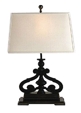 GATE FRAGMENT ADJUSTABLE TABLE LAMP ON MUSEUM MOUNT GATE FRAGMENT ADJUSTABLE TABLE LAMP ON MUSEUM MOUNT