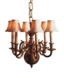 18TH CENTURY 6-LIGHT CHANDELIER 18TH CENTURY 6-LIGHT CHANDELIER