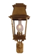 FRENCH RAILROAD STATION LANTERN WITH METAL TOP