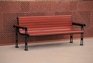 Bristol Series - Bench with Armrests