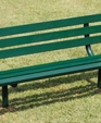 Straight Leg Park Bench
