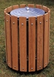 Rustic Litter Receptacle Rustic Litter Receptacle