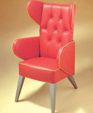 Le Cirque Wing Lounge Chair