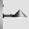 Surface wall with shielded light source