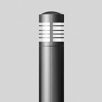 Bollard - horizontal louvers with 360° light distribution