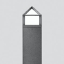 Bollard - square with diffused light source