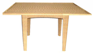 The Mireval Table - Woven + Glass The Mireval Table - Woven + Glass