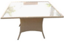 The Malta Table - Glass Top (Round or Square) The Malta Table - Glass Top (Round or Square)