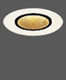 Round Fixed Flange Overlay Regressed Baffle DL15Z-2 Round Fixed Flange Overlay Regressed Baffle DL15Z-2