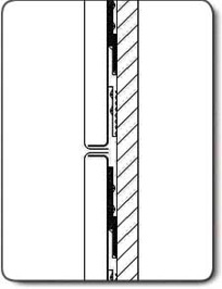 Metal Wall Panels, Pan-in-Pan