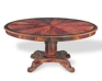 L.I. Round Regency Dining Table with two Insertion Leaves L.I. Round Regency Dining Table with two Insertion Leaves