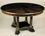 Regency Center Table with Carved Turtle Feet Regency Center Table with Carved Turtle Feet