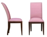 Pink Horsehair Sidechair
