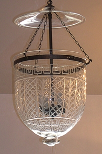 Ornate Greek Key Bell Jar
