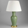 Crackled Fishtail Vase, Apple Green Crackled Fishtail Vase, Apple Green