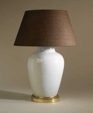 Crackled Melon Vase, White 