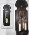 Woodback Ornate Sconce