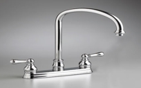 Hampton Kitchen Faucet w/Metal Lever Handles Hampton Kitchen Faucet w/Metal Lever Handles