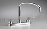 Hampton Kitchen Faucet w/Metal Lever Handles Hampton Kitchen Faucet w/Metal Lever Handles