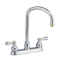 Hampton Kitchen Faucet w/Porcelain Lever Handles Hampton Kitchen Faucet w/Porcelain Lever Handles