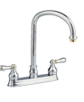 Hampton Kitchen Faucet w/Porcelain Lever Handles Hampton Kitchen Faucet w/Porcelain Lever Handles