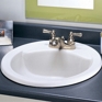 Cadet Oval Countertop Sink with Scotchgard™